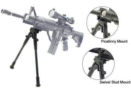 UTG Universal Bipod, Telescoping Legs, Picatinny & Sling Swivel Mountutg 