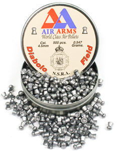 Air Arms Diabolo Field .177 Cal, 4.52mm, 8.44 Grains, Domed, 500ct