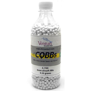 Air Venturi Pro CQBBs 6mm airsoft BBs, 0.30g, 2,700 rds, whiteair 