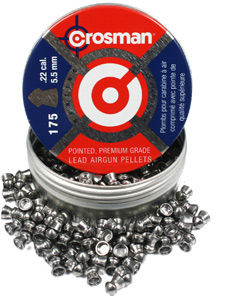 Crosman Field Hunting .22 Cal, 14.3 Grains, Pointed, 175ctcrosman 