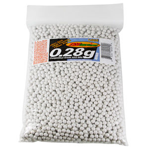 TSD Competition-Grade AEG 6mm plastic airsoft BBs, 0.28g, 5,000 rds, whitetsd 