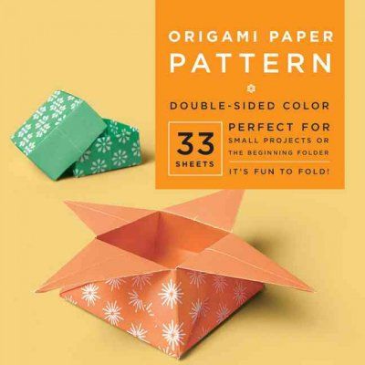 Origami Paper Pattern 6 3/4" 33 Sheetsorigami 