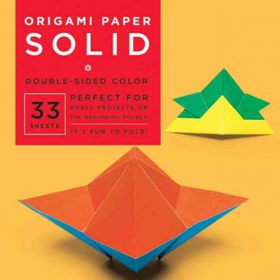 Origami Paper Solid 6 3/4" 33 Sheetsorigami 