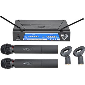 UHF Dual Channel Wireless Hand-Held Microphone System - Frequencies 2/U5 - 802.300MHz, 794.900MHzuhf 