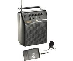 Single-Channel VHF Wireless Portable PA System with Lavaliere Microphone - Frequency E, 215.200MHzsingle 