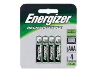 BATTERY, ENERGIZER 4PK AAA RECH BATTbattery 