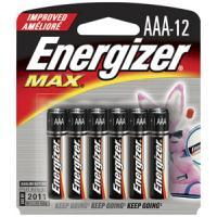 BATTERY, ENERGIZER MAX 12PK AAAbattery 