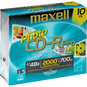 48x Photo Pro Write-Once CD-R - 10 Packpro 