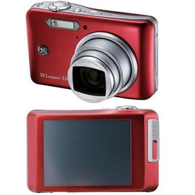 GE Digital Camera 10MP, Red