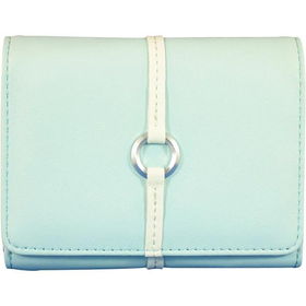 Powder Blue Slim Designer Camera Clutchpowder 