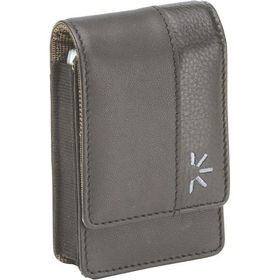 Black Ultra-Compact Leather Camera Caseblack 