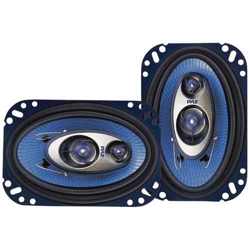 PYLE PL463BL Blue Label Speakers (4"" x 6""; 3-way)pyle 