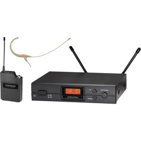 2000 Series Frequency-agile True Diversity UHF Wireless System with Microset Headworn Microphoneseries 