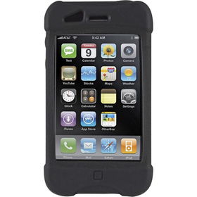 Black Impact Series Skin Case For Apple iPhone 3Gblack 