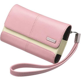 Pink BlackBerry Leather Folio With Wrist Strap For Storm 9500/9530pink 