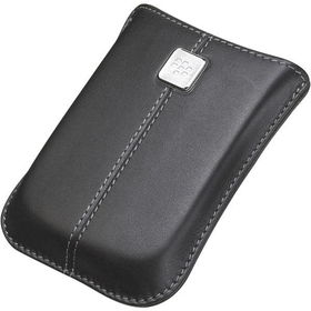 Black BlackBerry Leather Pocket For Storm 9500/9530black 