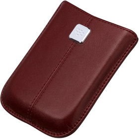 Red BlackBerry Leather Pocket For Storm 9500/9530red 