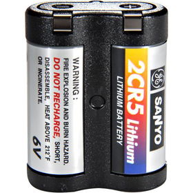 2CR5 Photo Lithium Battery Retail Pack - Singlelithium 