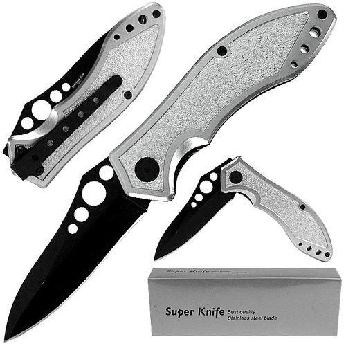 Emergency Locking Blade Pocket Knife- Stainless Steelemergency 