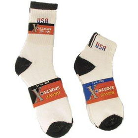 Youth Crew Cotton Sports Socks Case Pack 240youth 