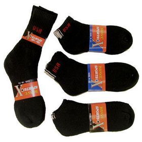 Men's Quarter Cotton Sports Socks Case Pack 240men 