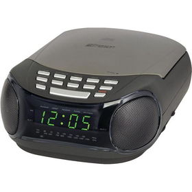 Dual Alarm Clock With CD Player And AM/FM Radio