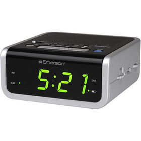 Smart Set Alarm AM/FM Clock Radio With Battery Back-Upsmart 