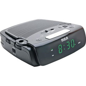 AM/FM Clock Radio With Green Displayclock 