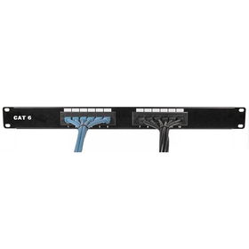 CAT6 Patch Panel - 12-Portcat 