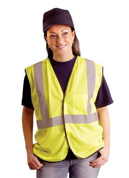 Yellow - Large - X-Large Classic Mesh Safety Vestyellow 