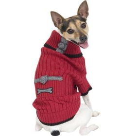 Red - Herring-Bone Sweaterred 