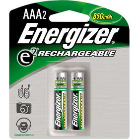 AAA Rechargeable NiMH Battery Retail Pack, 900mAh - 2 Packrechargeable 