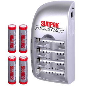 30-Minute NiCd/NiMH Battery Charger Kitminute 