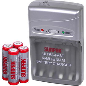 Ultra-Fast 2-Hour NiCd/NiMH Battery Charger Kitultra 