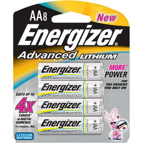 AA Advanced Lithium Battery Retail Pack - 8-Packadvanced 