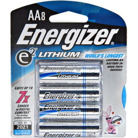 AA e2 Lithium Battery Retail Pack - 8-Packlithium 