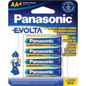 AA Evolta Alkaline Battery Retail Pack - 4 Packevolta 