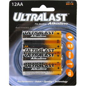 AA Alkaline Battery Bulk Pack - 12 Packalkaline 