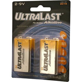 9V Alkaline Battery Retail Pack - 2 Packalkaline 