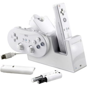 Charging and Storage Station for Nintendo Wiicharging 