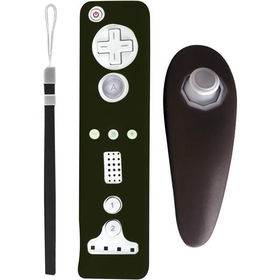 Skin For Nintendo Wiimote And Nunchuk - Blackskin 