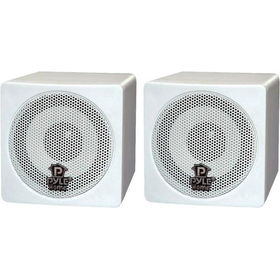 3'' 100-Watt Mini Cube Speaker - Whitewatt 