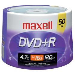 16x Write-Once DVD+R - 50 Disc Spindlewrite 