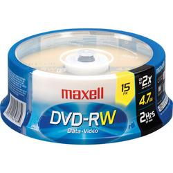 2x Rewritable DVD-RW Spindle - 15 Disc Spindlerewritable 