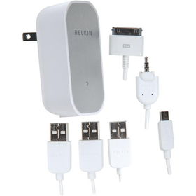 White Dual USB AC Charging Kitwhite 