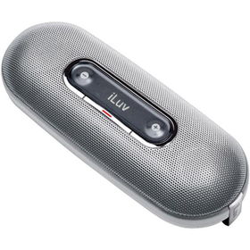 Silver Ultra-Portable Stereo Speakersilver 