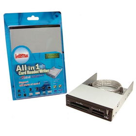 All-In-One 3.5" Internal Card Reader With USB 2.0 - Blackinternal 