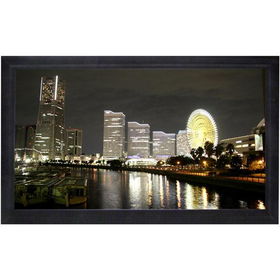 87\" X 49\" Ez-Frame 16:9 Framed Wall Screen - 100\" Diagonal Gray Screenframe 