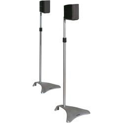 Adjustable Satellite Speaker Stands - Titaniumadjustable 