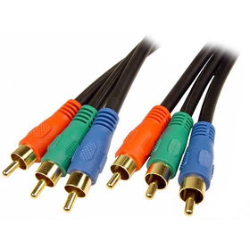 6' Component Video Cable - Blackcomponent 